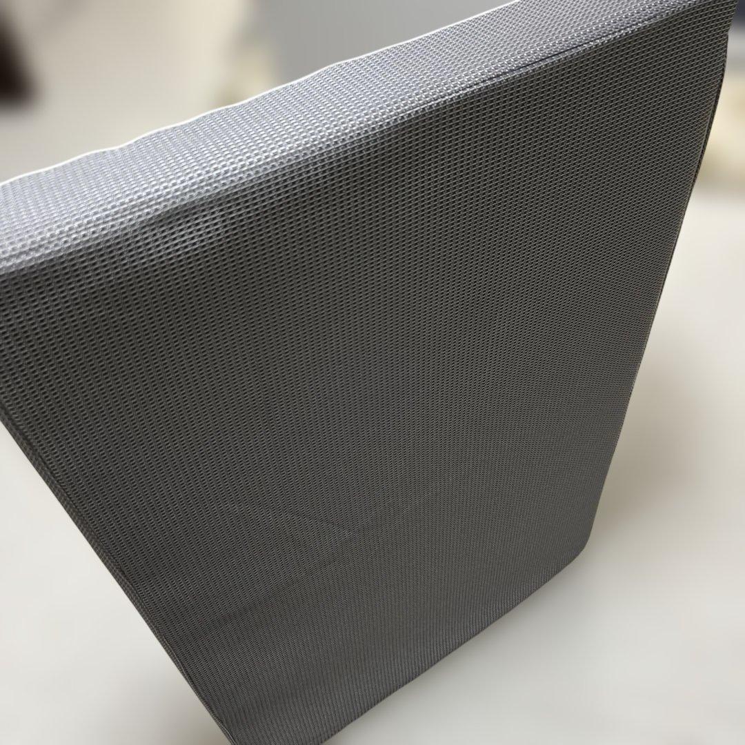 ［SUYARA］マットレス3つ折り（97×200×9　シルバー）