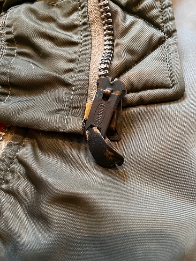 70s ビンテージ　ALPHA MA-1 8279E 1973年製　ジャンク品