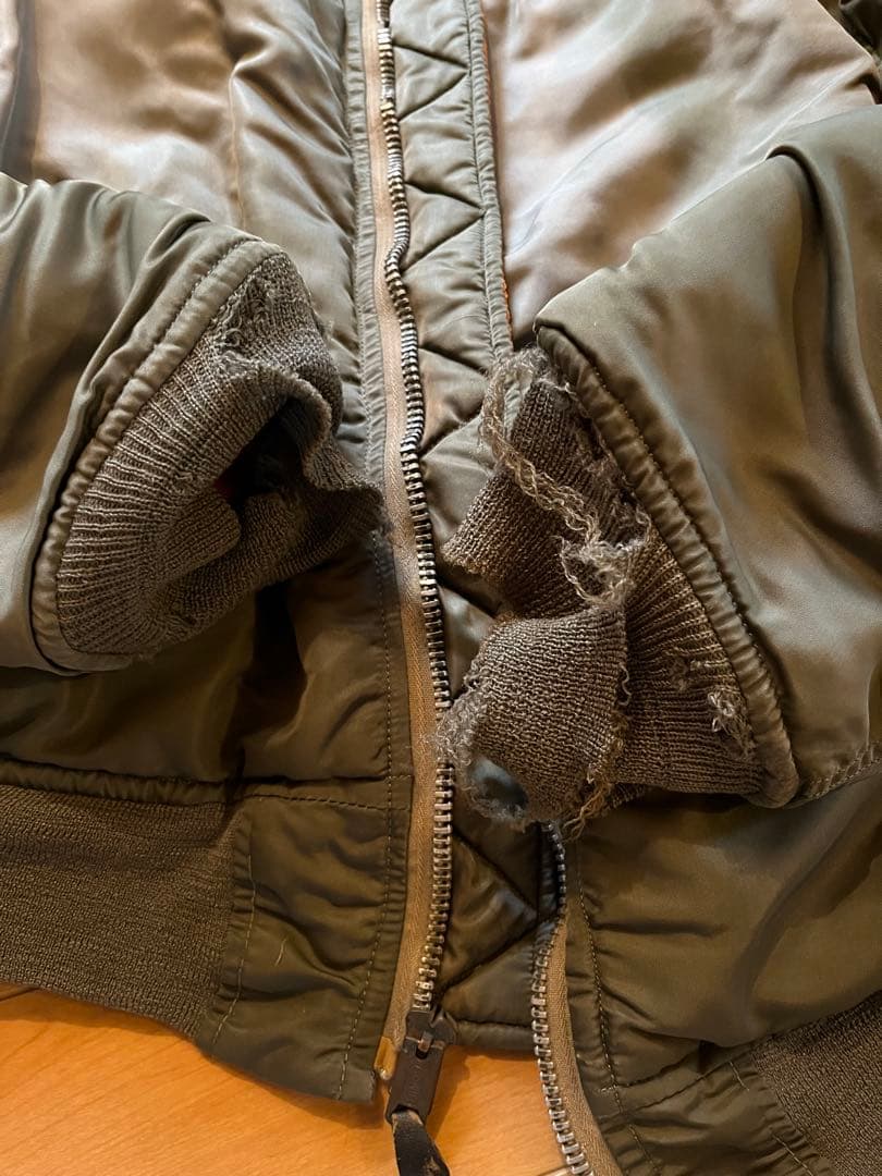 70s ビンテージ　ALPHA MA-1 8279E 1973年製　ジャンク品