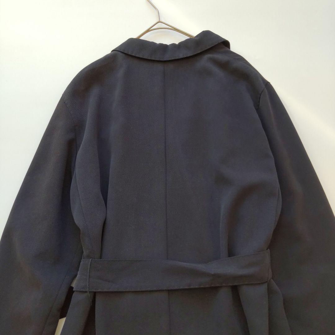 マックスマーラ 白タグ マニュエラ型 ロング トレンチコート ネイビー 40