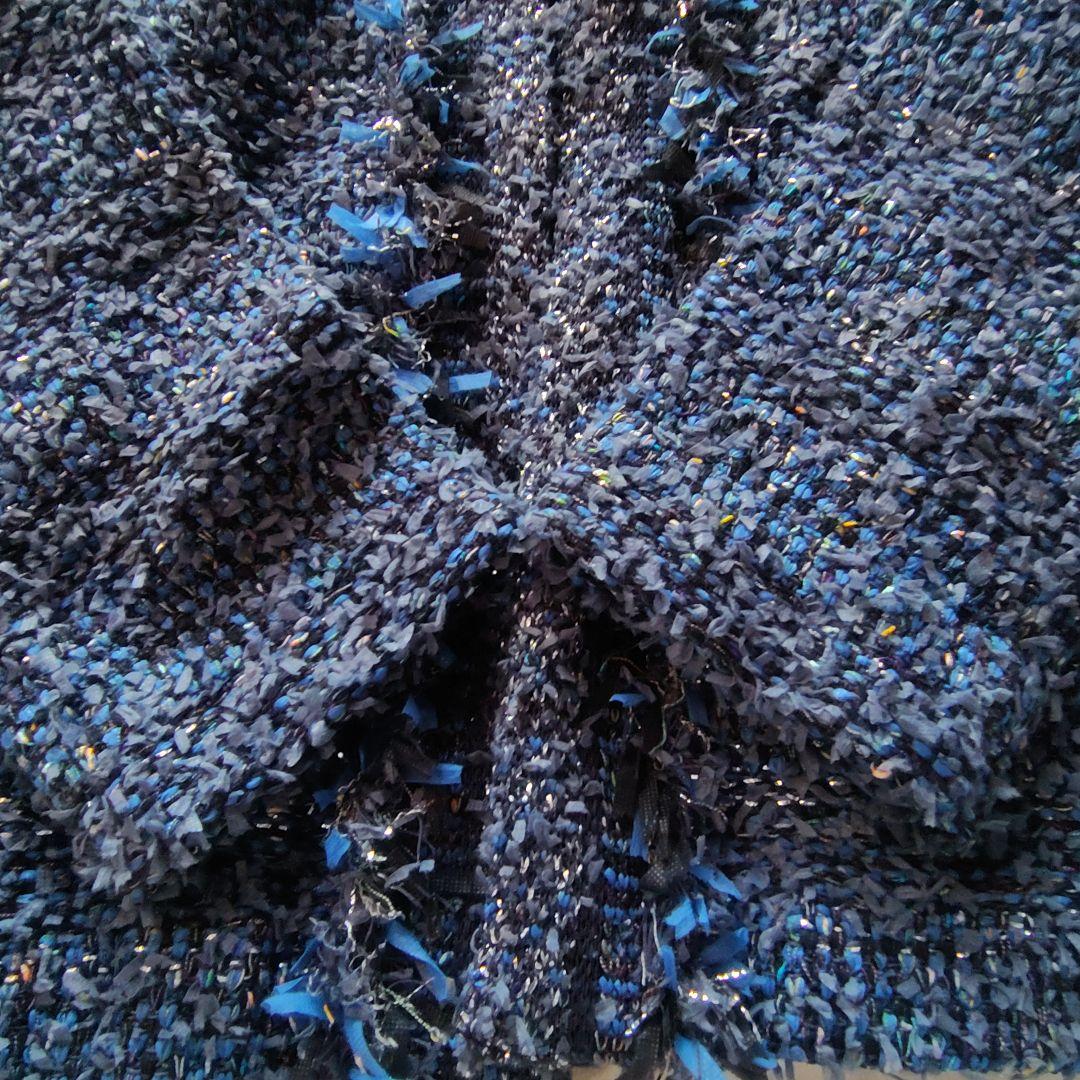 美品　自由区　44　YONETOMI　定価4.6万円　ノーカラージャケット