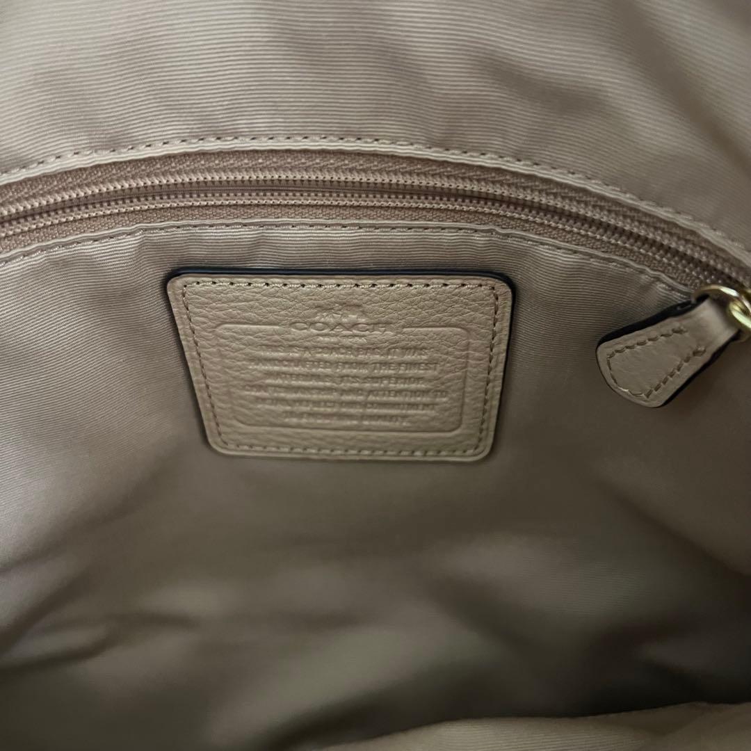 コーチ　ケルシーサッチェル　ショルダーバッグ　ハンドバッグ　新品　ピンクベージュ