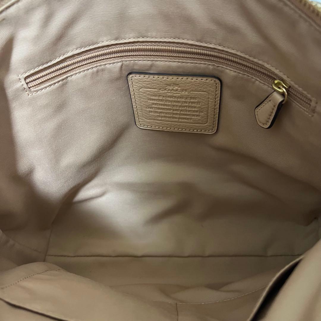 コーチ　ケルシーサッチェル　ショルダーバッグ　ハンドバッグ　新品　ピンクベージュ