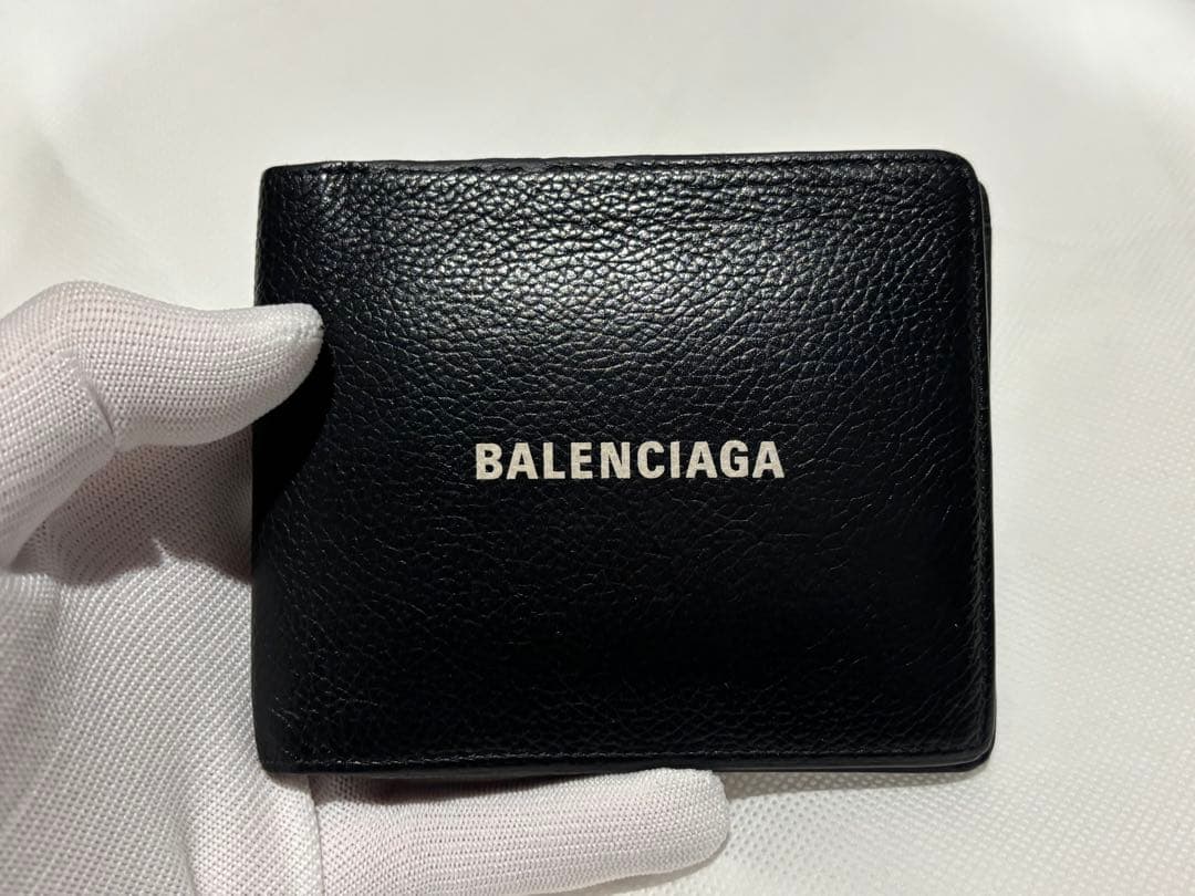 BALENCIAGA 二つ折り財布 ブラック