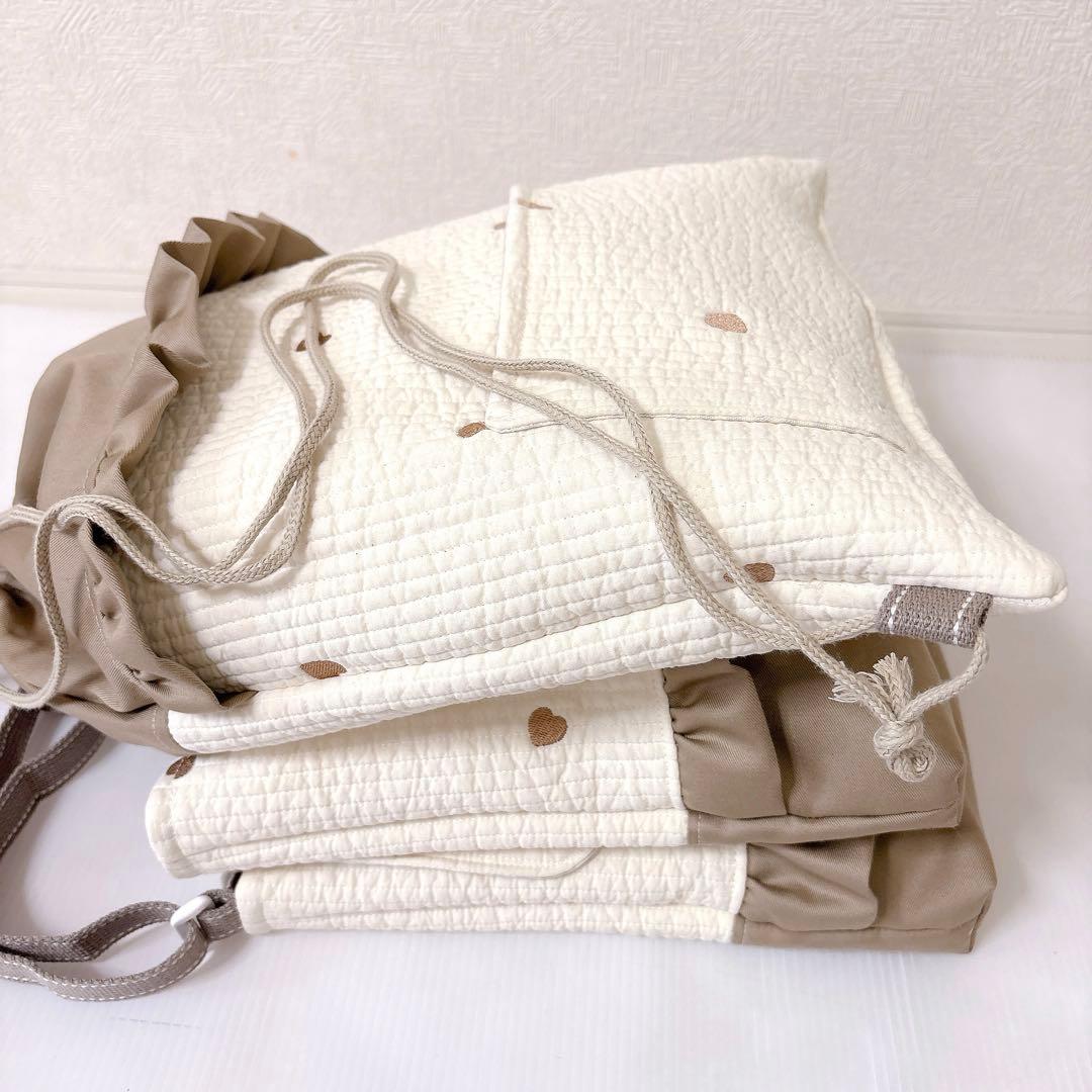 3月上旬受け取りご希望　図書バッグ　上履き入れ　ナップサック