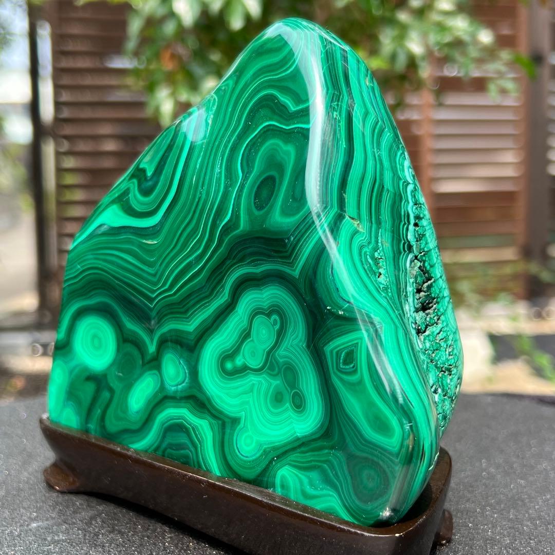 ✳️専用‼️✨癒される発色と模様✨高いヒーリングパワー✨マラカイト 原石 天然石