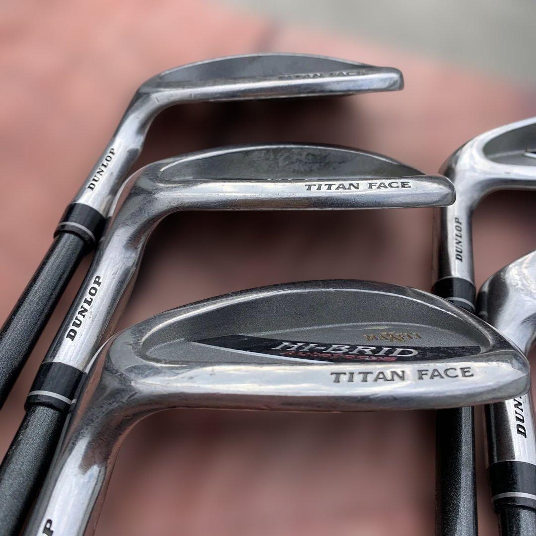 ヒ*デ様 ダンロップ　マックスフライ HI-BRID レフティ　左利き　アイアン