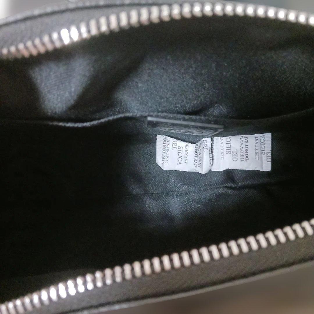 3046【未使用】beardsley ボディバッグ レザー　ブラック