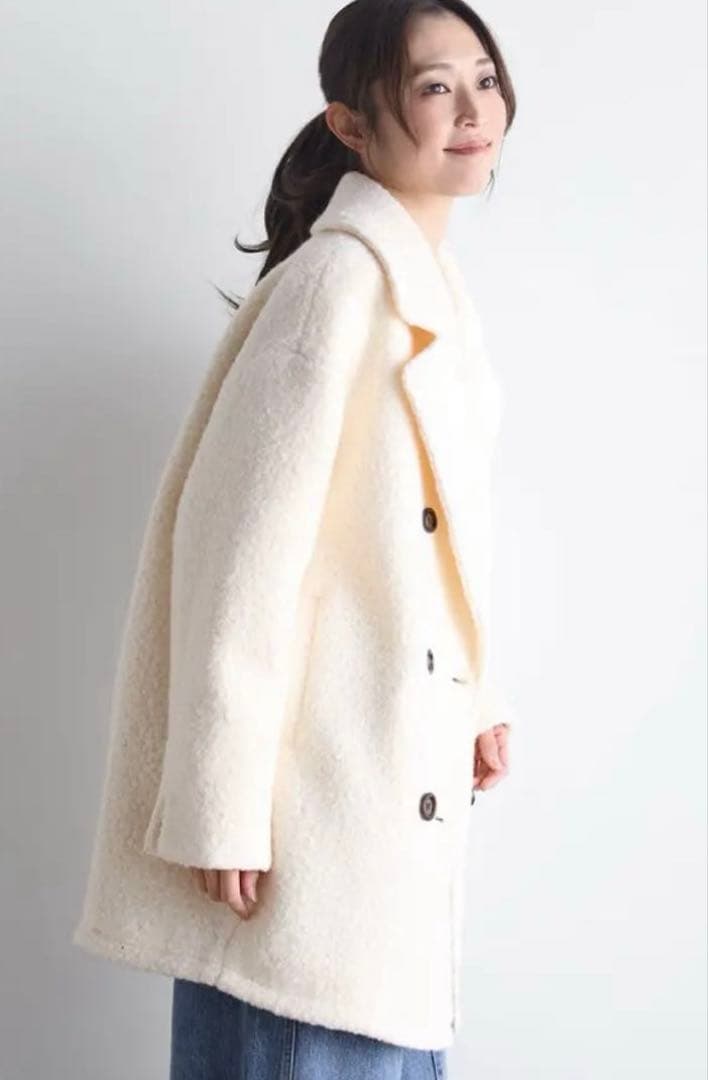 ヤマダヤ　CLOVE ブークレーダウンテーラードコート　新品　最終お値下げ