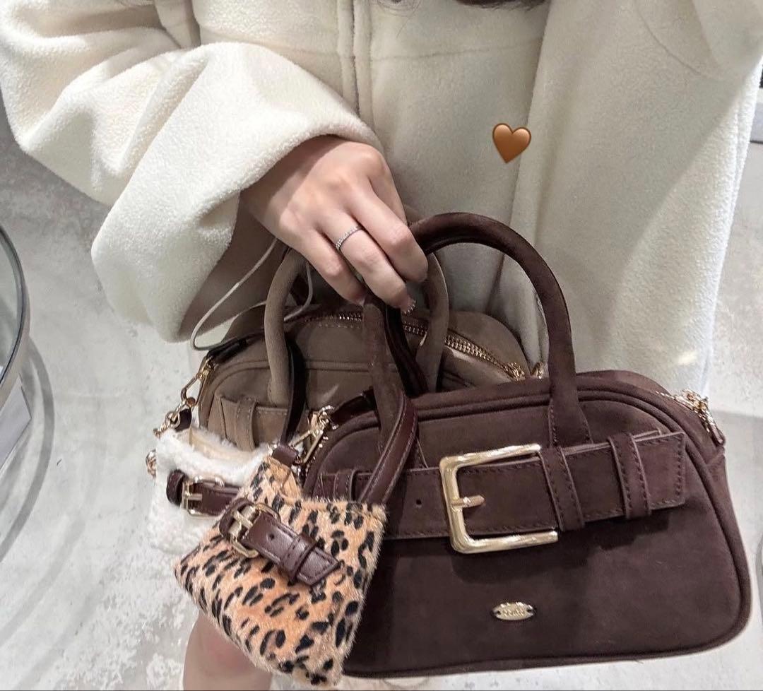 金釦シャギールーズコート&ノベルティバッグ