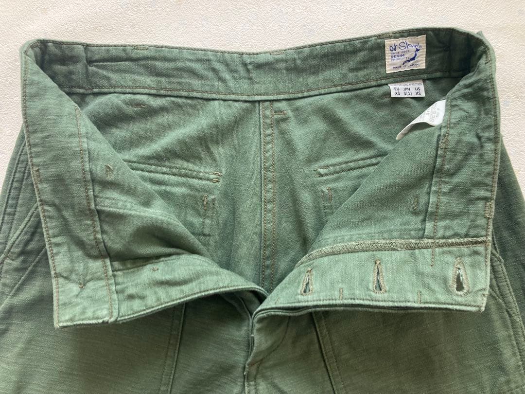 orSlow オアスロウ ファティーグパンツ ベイカーパンツ 日本製 S