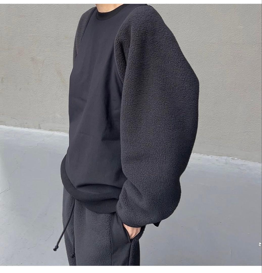 トップス m.u FLEECE RAGLAN PULLOVER japoness