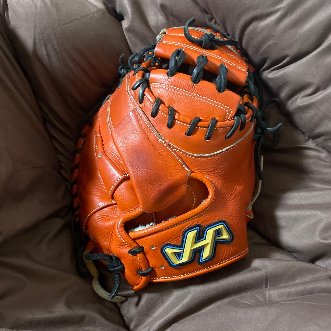 ハタケヤマ PRO-DB29 硬式野球グローブ オレンジ