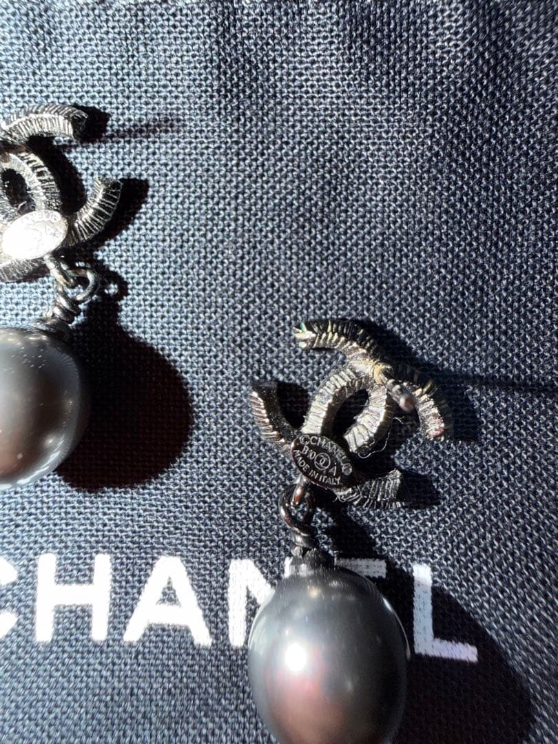 CHANEL パールドロップピアス 表参道店購入
