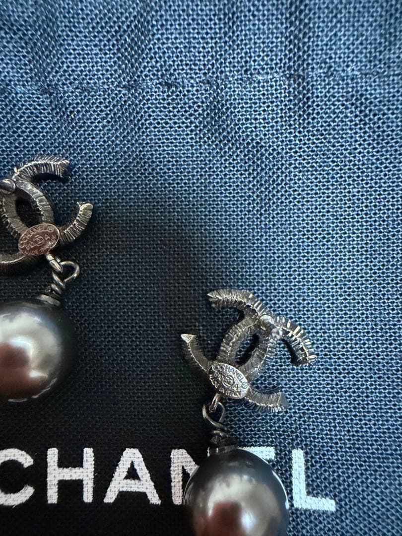 CHANEL パールドロップピアス 表参道店購入
