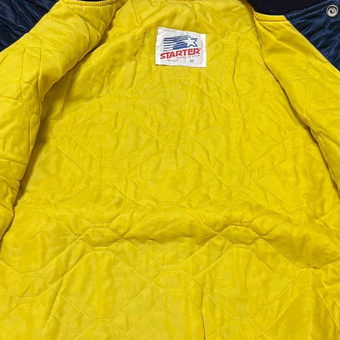 USA製　90s STARTER スターター　ノートルダム　スタジャン