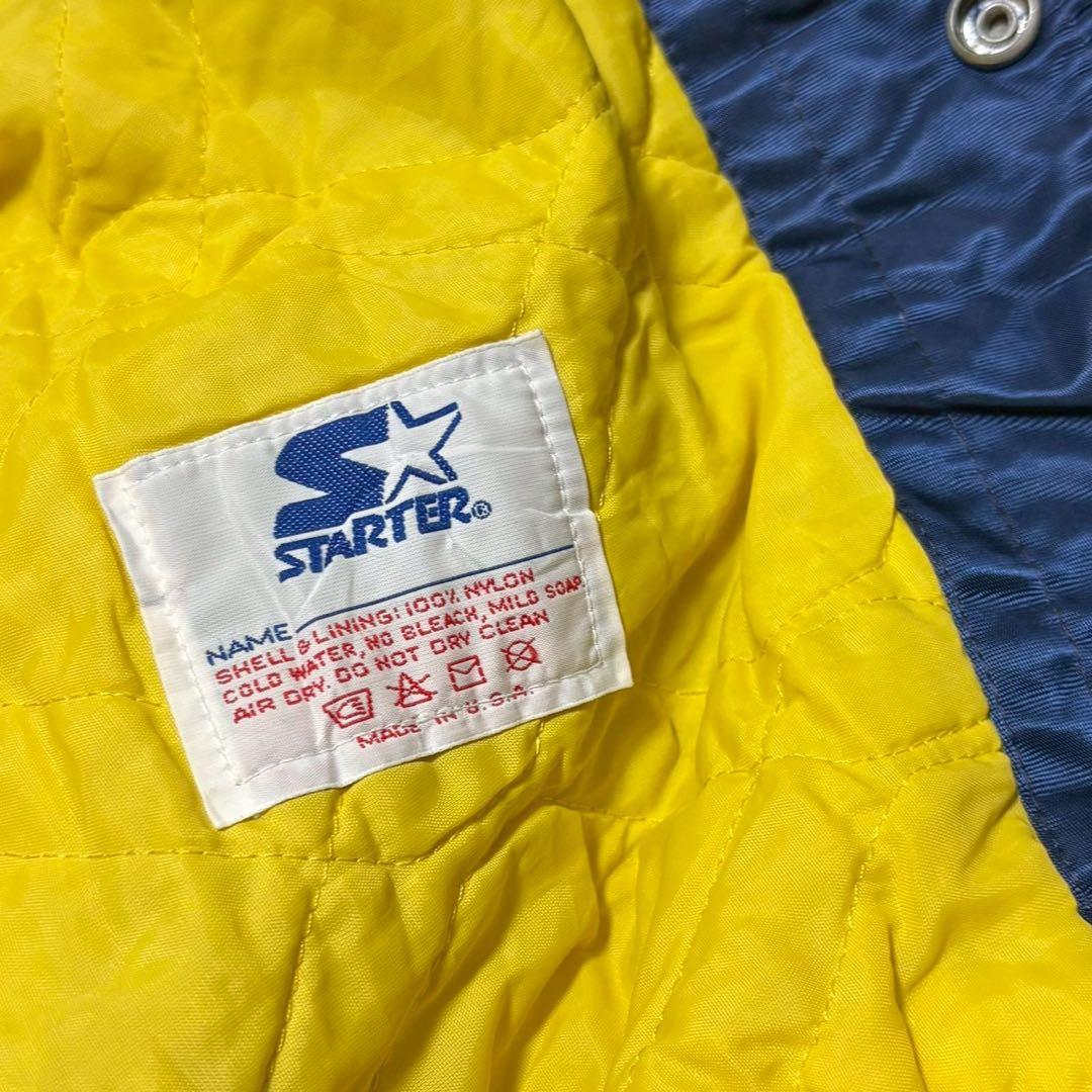 USA製　90s STARTER スターター　ノートルダム　スタジャン