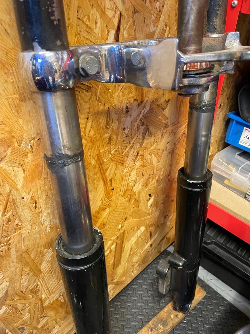 ショベルヘッド　フロントフォーク　41m