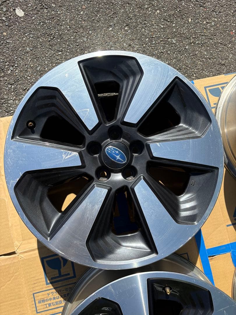 純正】スバル 17インチ ホイール 17in 7J +48 PCD100