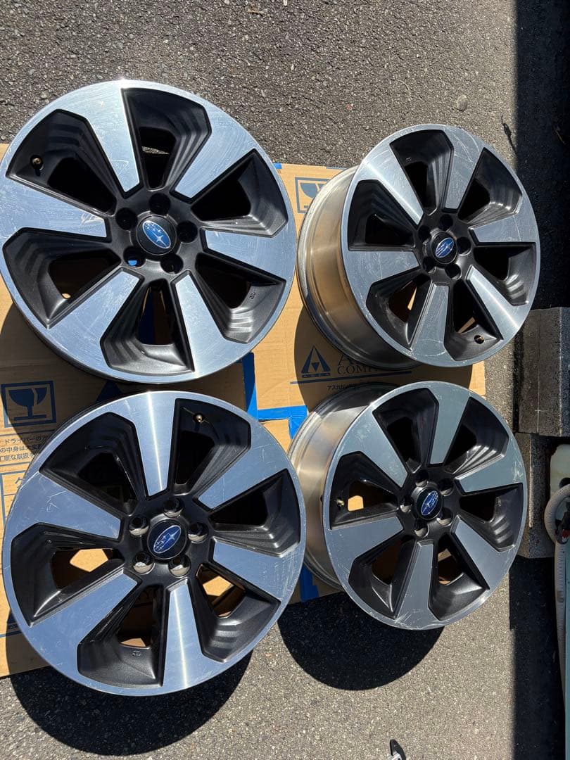 純正】スバル 17インチ ホイール 17in 7J +48 PCD100