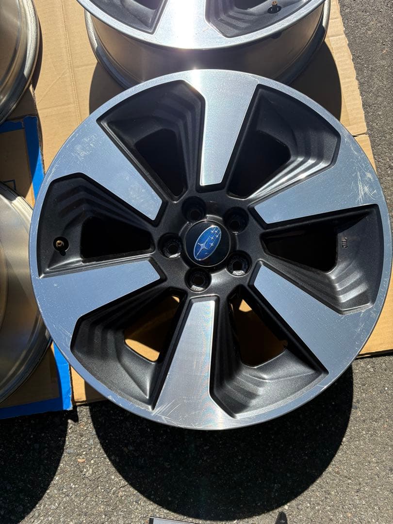 純正】スバル 17インチ ホイール 17in 7J +48 PCD100