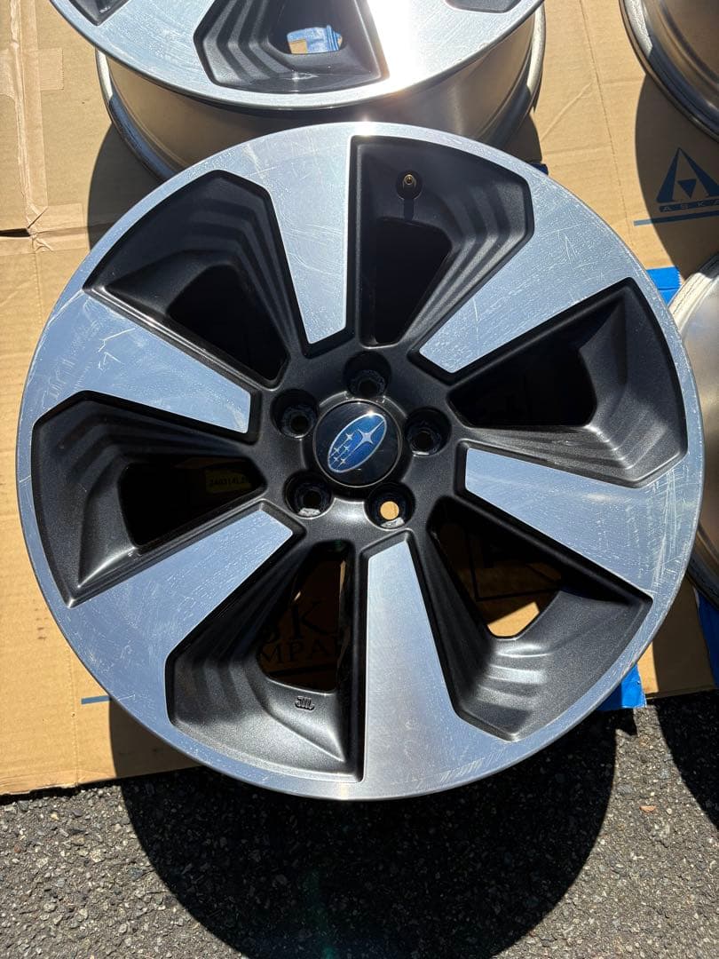 純正】スバル 17インチ ホイール 17in 7J +48 PCD100