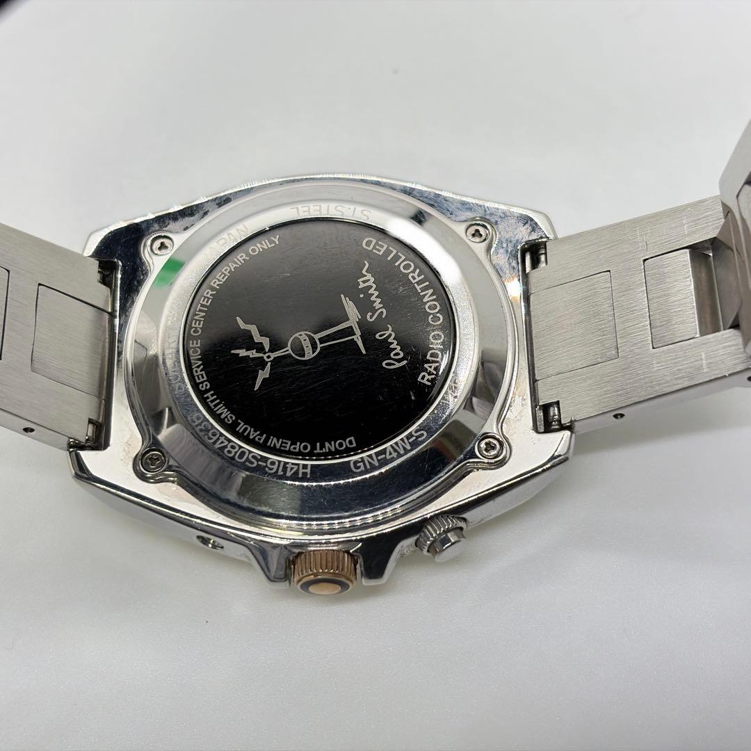 【希少・稼働品】ポールスミス クローズドアイズ メンズ腕時計 電波ソーラー