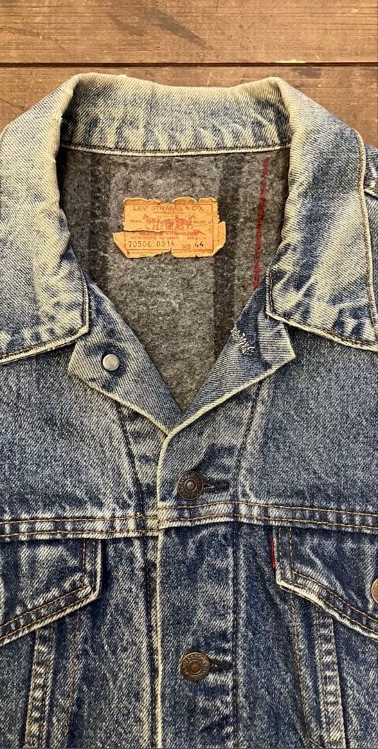 1990's \"Levi's デニムジャケット サイズ44