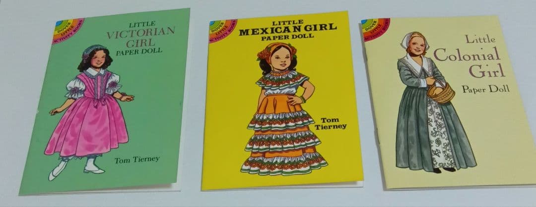 Paper Doll　three books　Tom Tierney