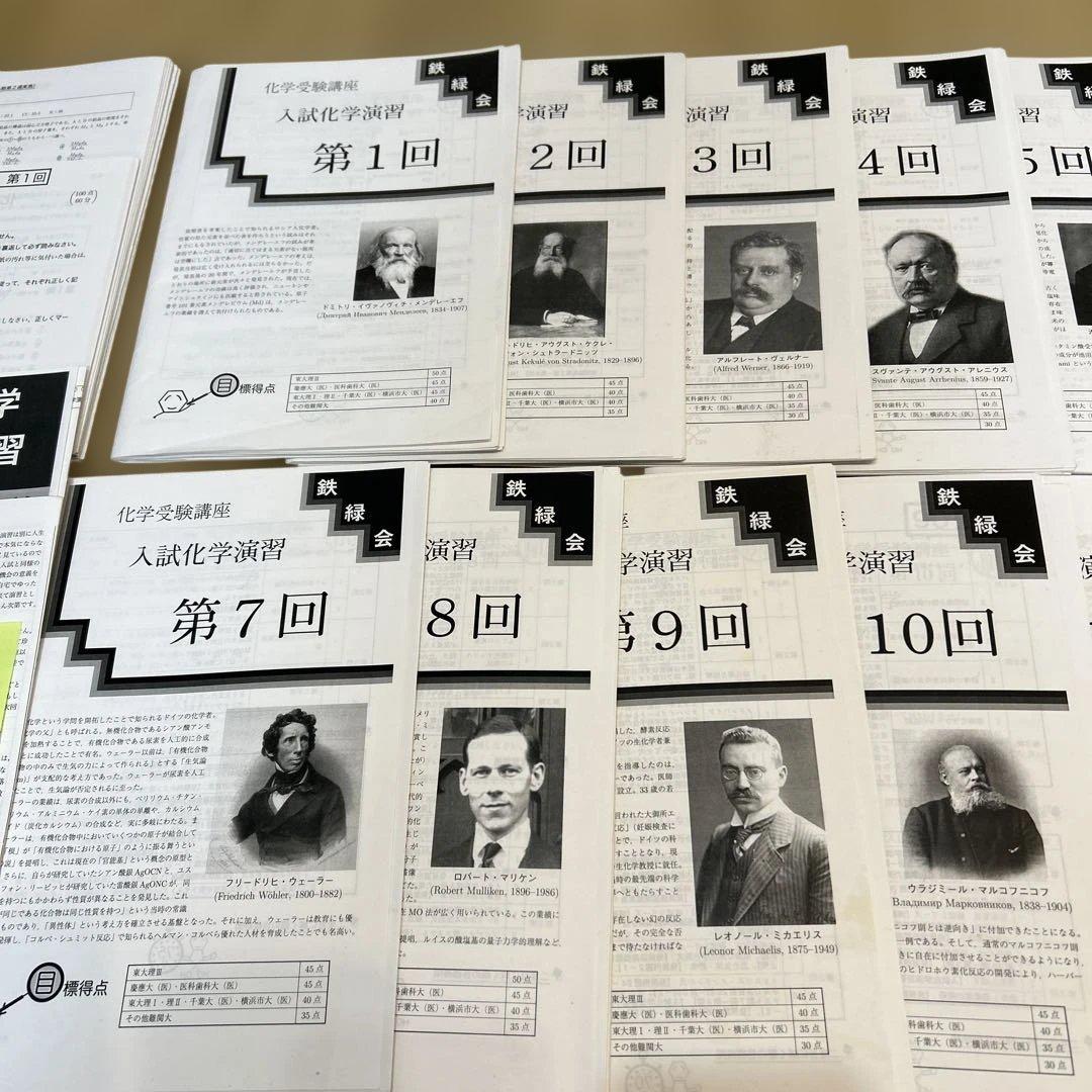 鉄緑会　高3 化学受験講座　入試化学演習　受験講座　初回ガイダンス　寺田先生