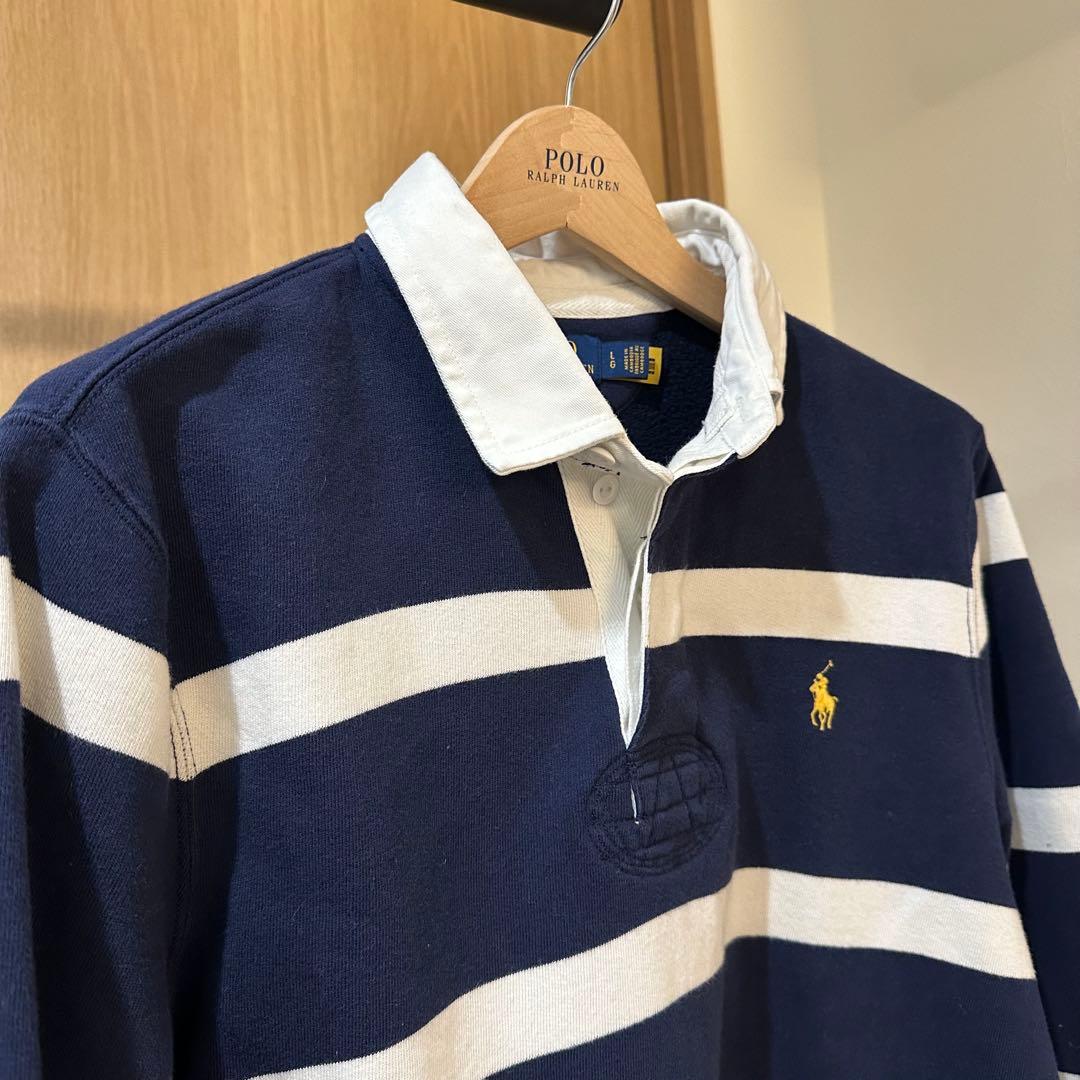 POLO RALPH LAUREN 希少 常田大希着用 ラガーシャツ L