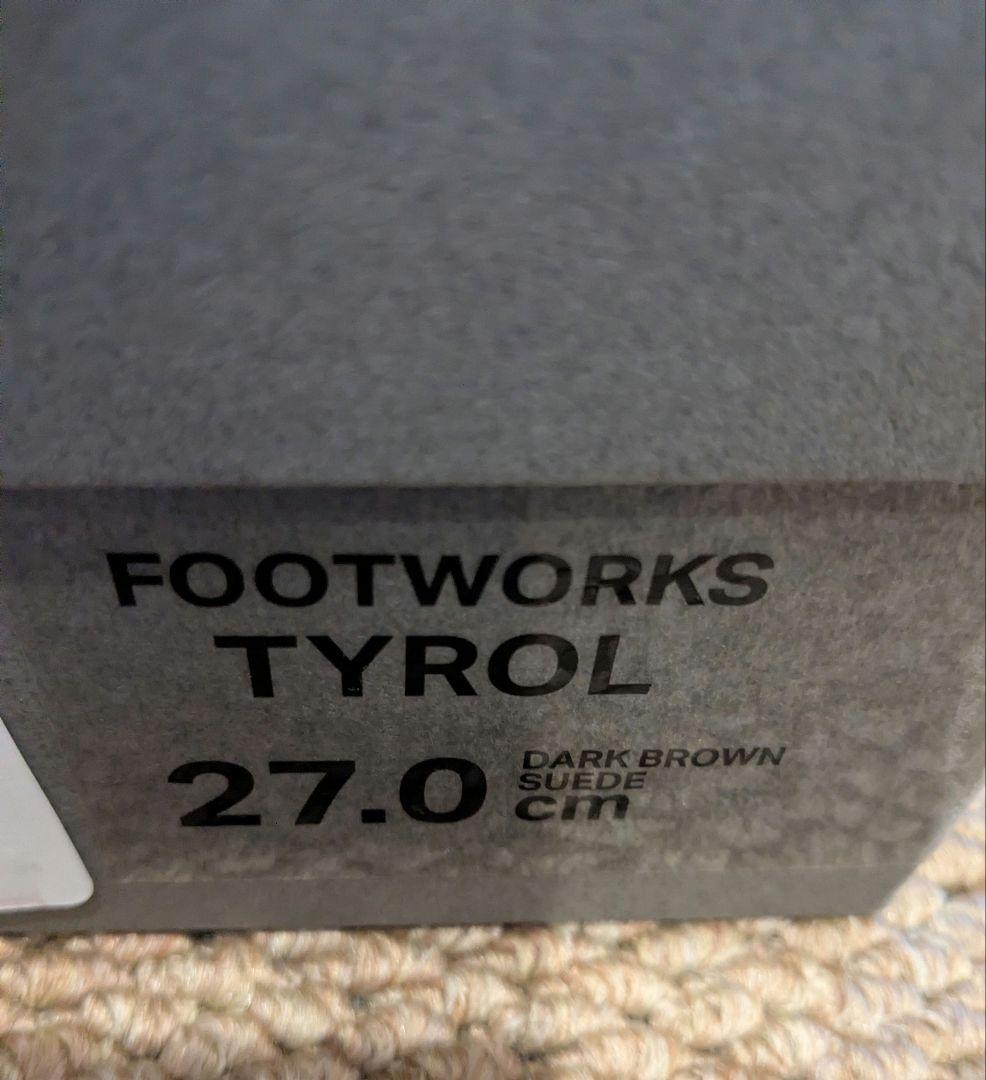 FOOTWORKS TYROL チロリアンシューズ ダークブラウン27.0cm