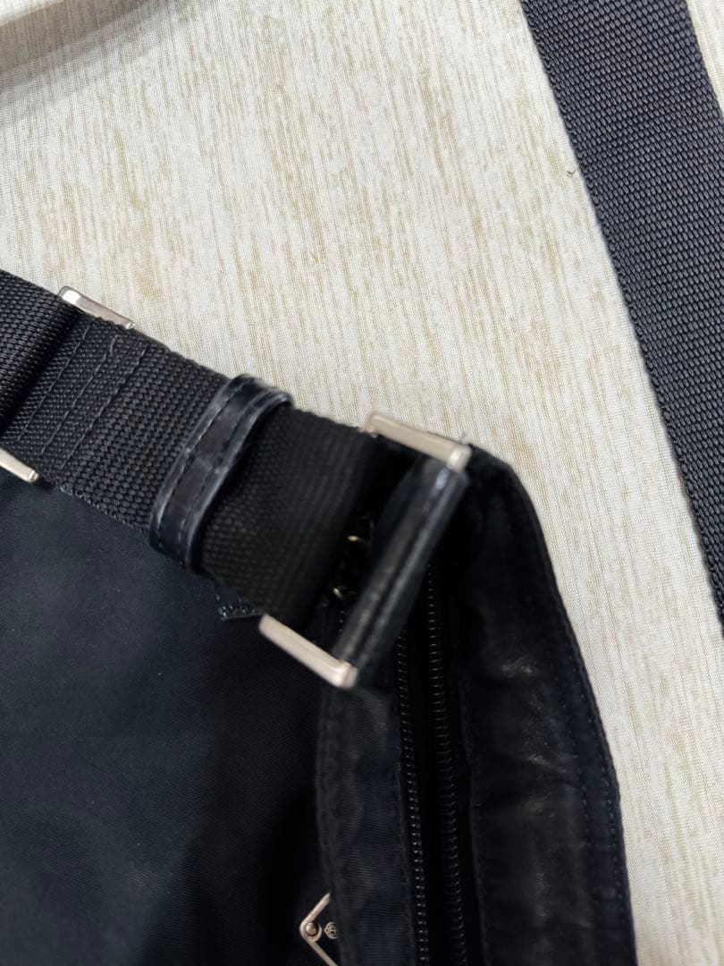 【正規品・Gカード付】プラダ BT7372 ナイロン ショルダーバッグ ブラック