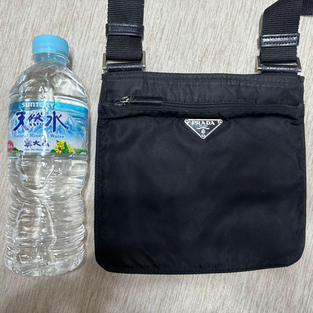 【正規品・Gカード付】プラダ BT7372 ナイロン ショルダーバッグ ブラック