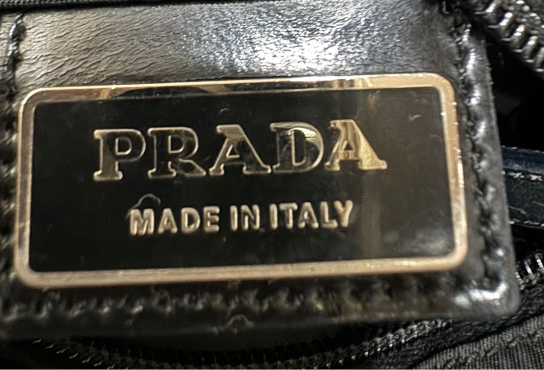 【正規品・Gカード付】プラダ BT7372 ナイロン ショルダーバッグ ブラック