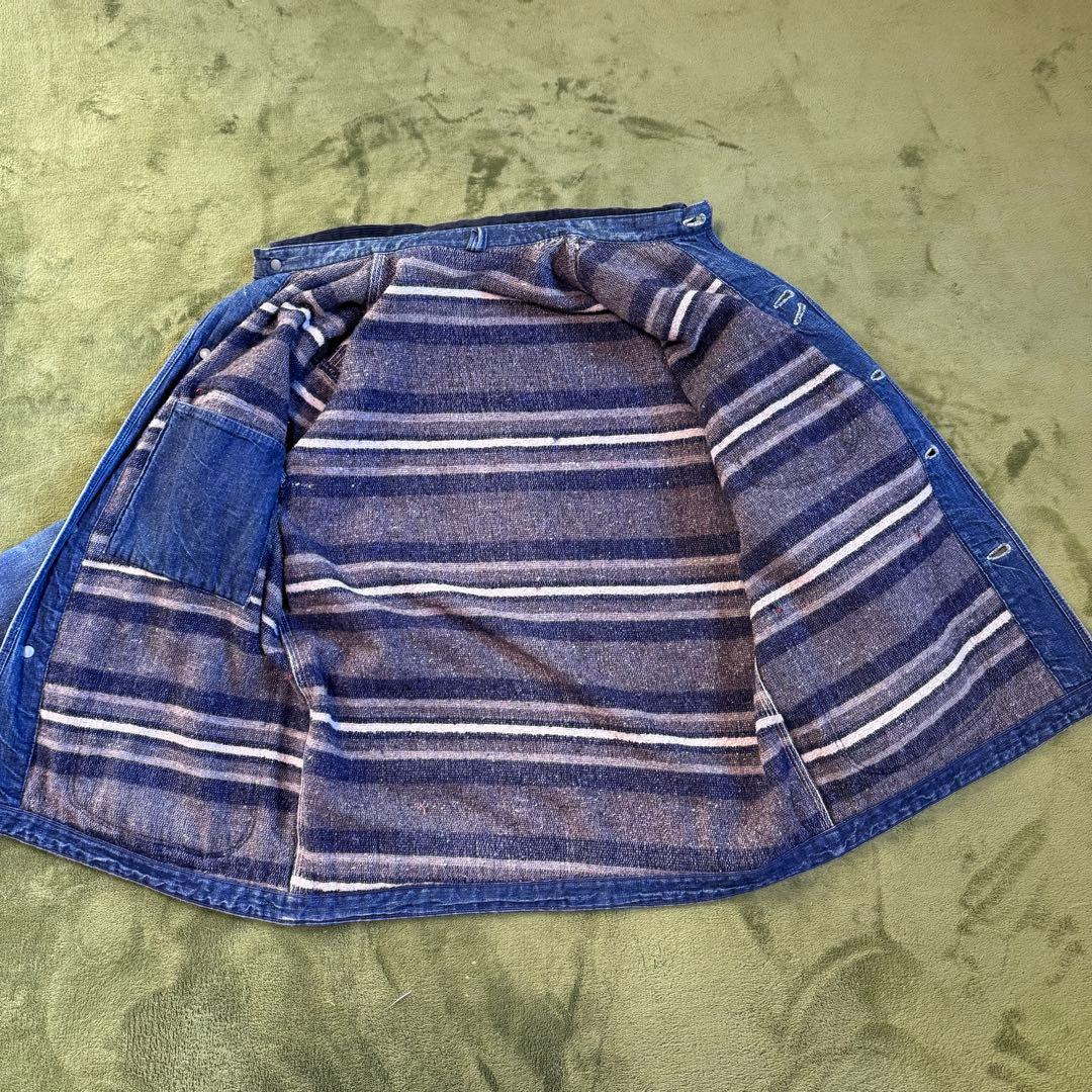 70s unknown カバーオール　濃紺