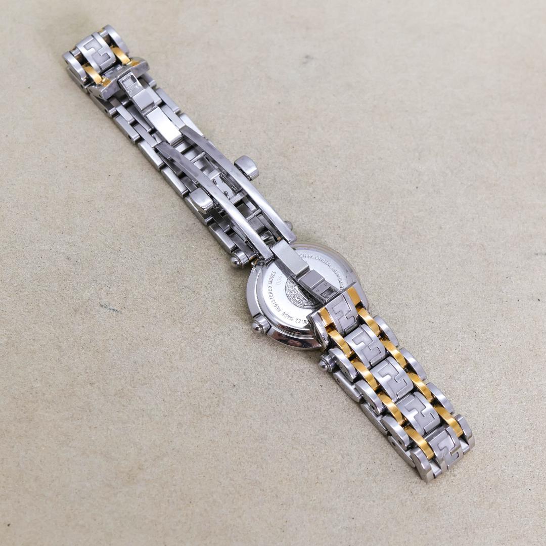 稼働 FENDI 腕時計 760L レディース 新品電池 ズッカ柄 1953