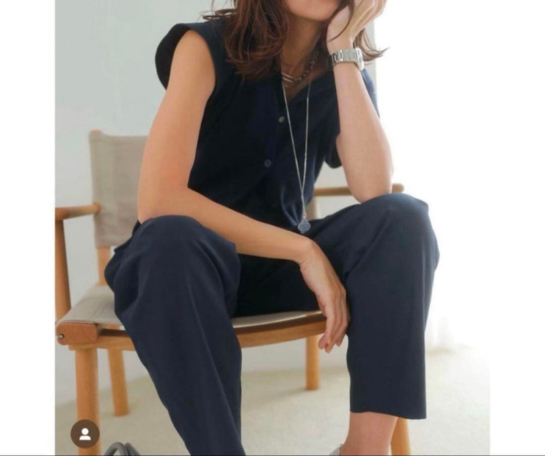 【完売】forme ジャンプスーツ　ネイビー　1