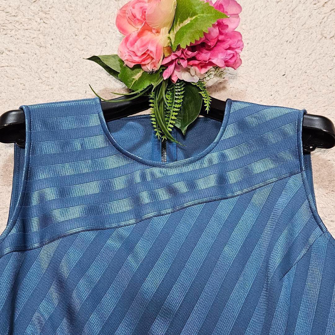 タグ付未使用☆ランバンスポール　切替デザインノースリーブワンピース　ゴルフウェア