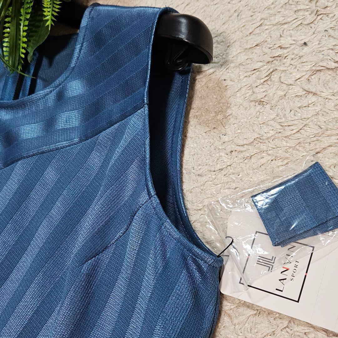 タグ付未使用☆ランバンスポール　切替デザインノースリーブワンピース　ゴルフウェア