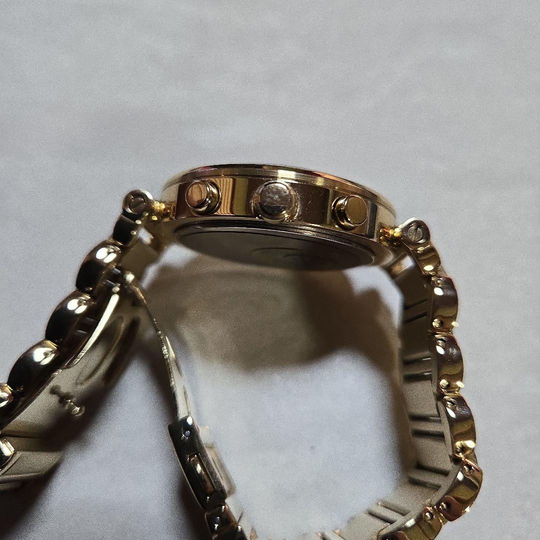 M*l様 COACH ゴールド クロノグラフ腕時計稼働品