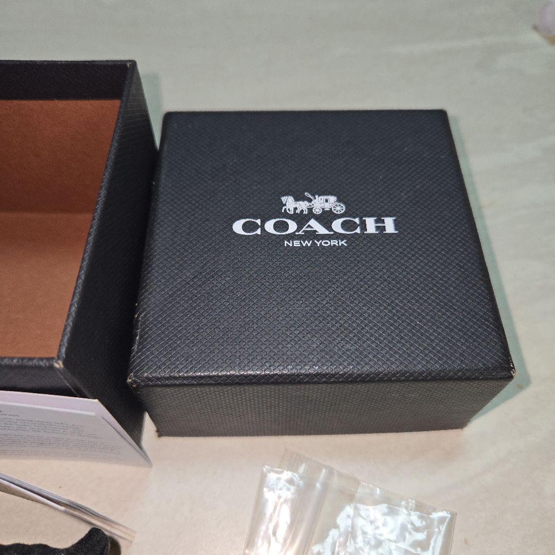 M*l様 COACH ゴールド クロノグラフ腕時計稼働品