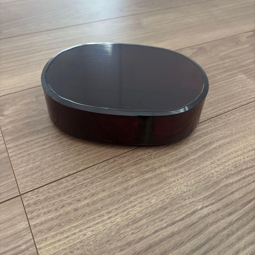 井川メンパ　漆塗弁当箱　木製漆器　未使用　静岡県指定郷土工芸品