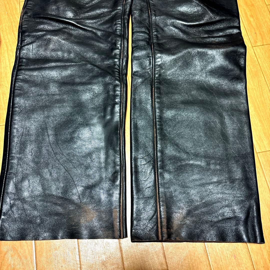 ザリアルマッコイズ BUCO ホースハイド レザーパンツ 茶芯 ライダース