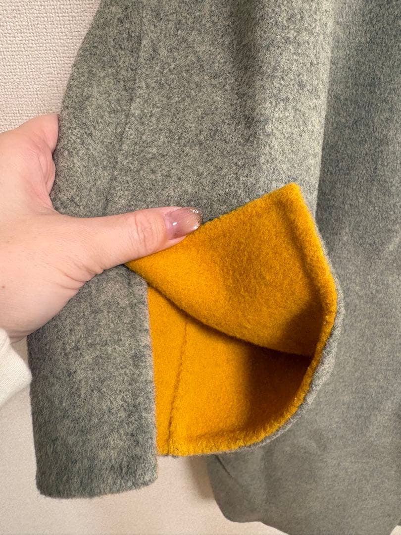 enfold ウールリバーコート