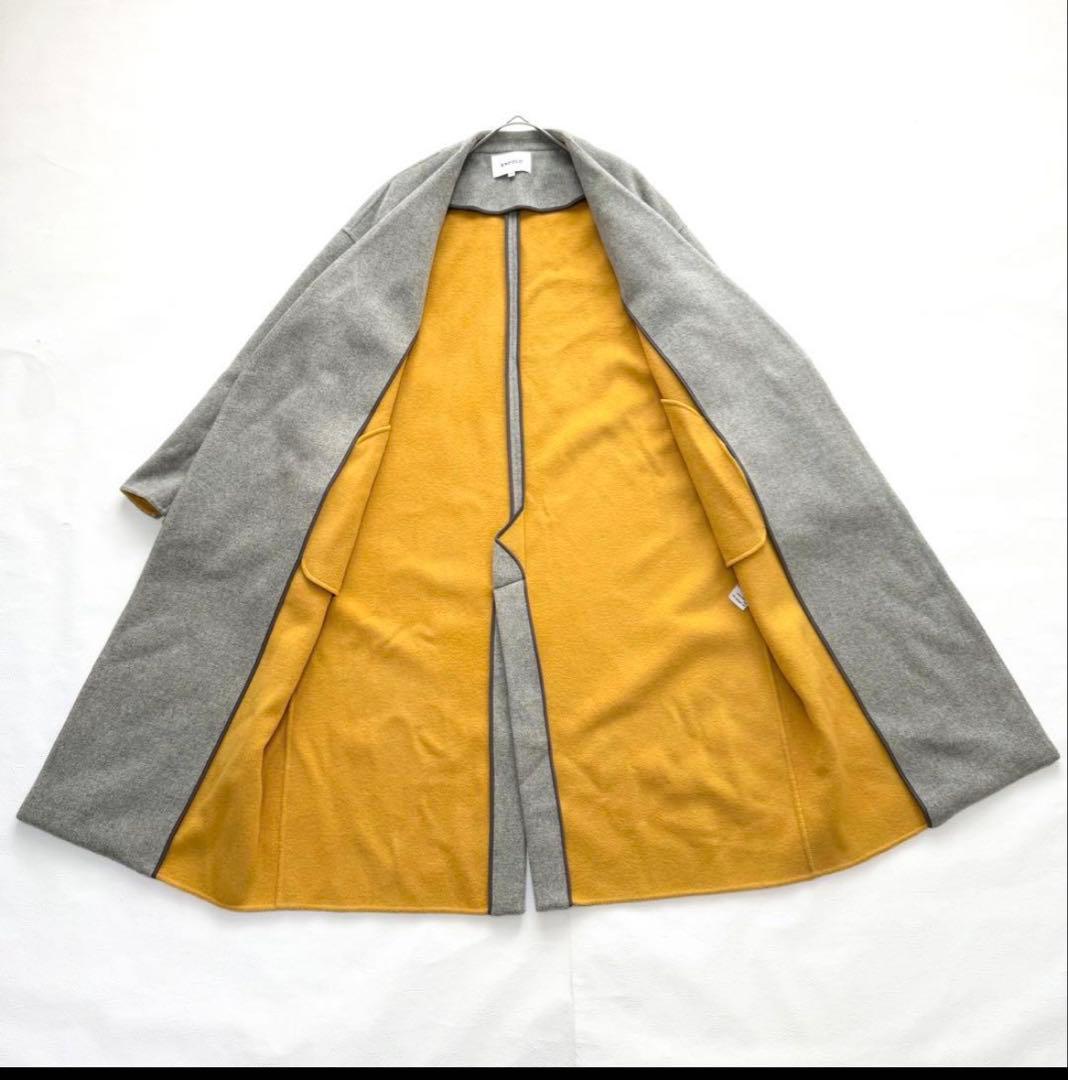 enfold ウールリバーコート