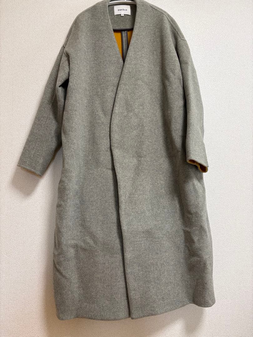 enfold ウールリバーコート