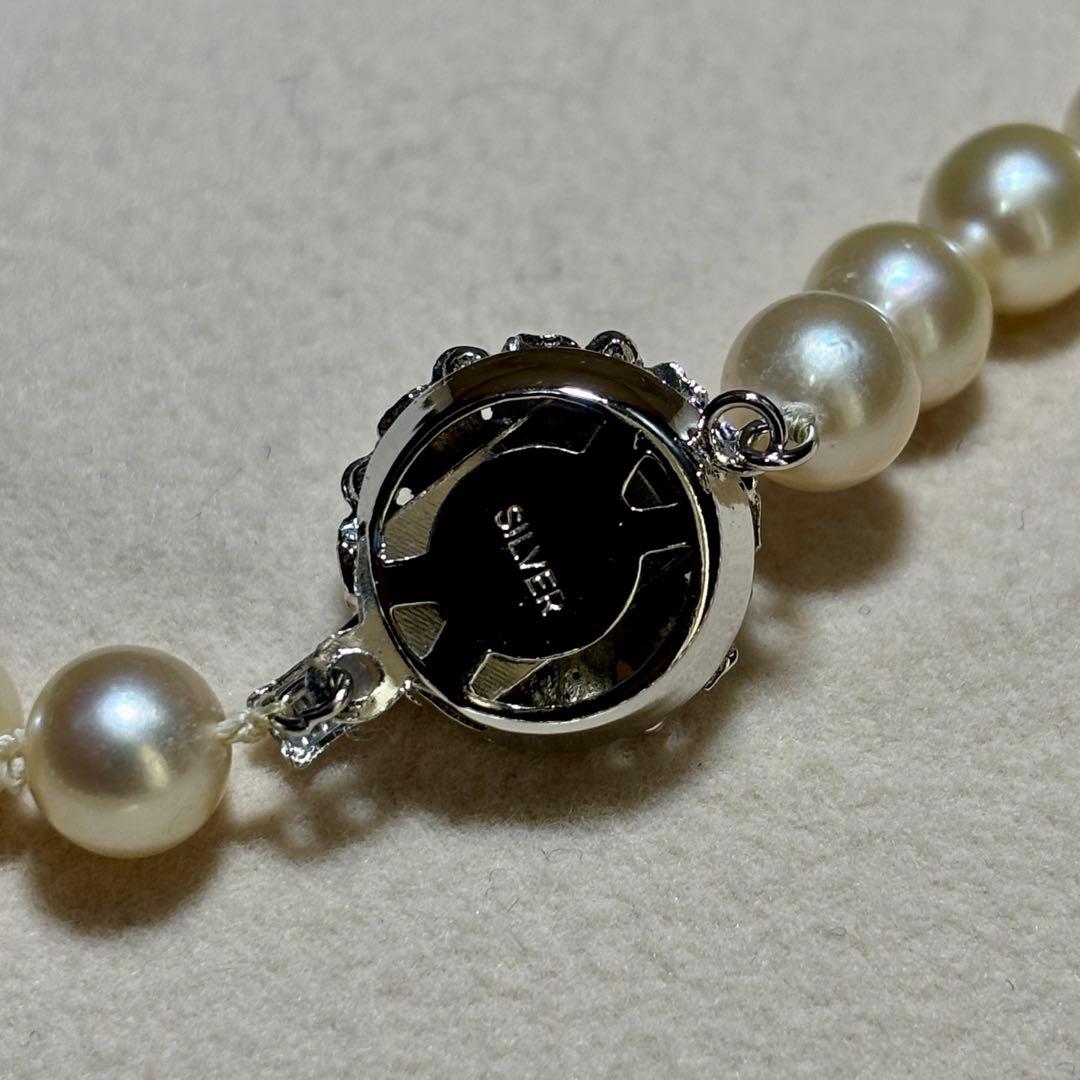 【✨テリ強✨】あこや真珠　ネックレス　約7.0-7.5 冠婚葬祭　レディース