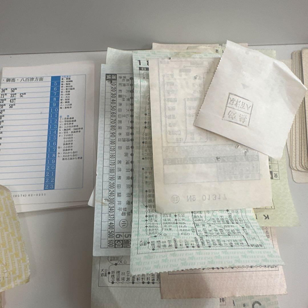 鉄道関連コレクション 古い切符・パンフレット