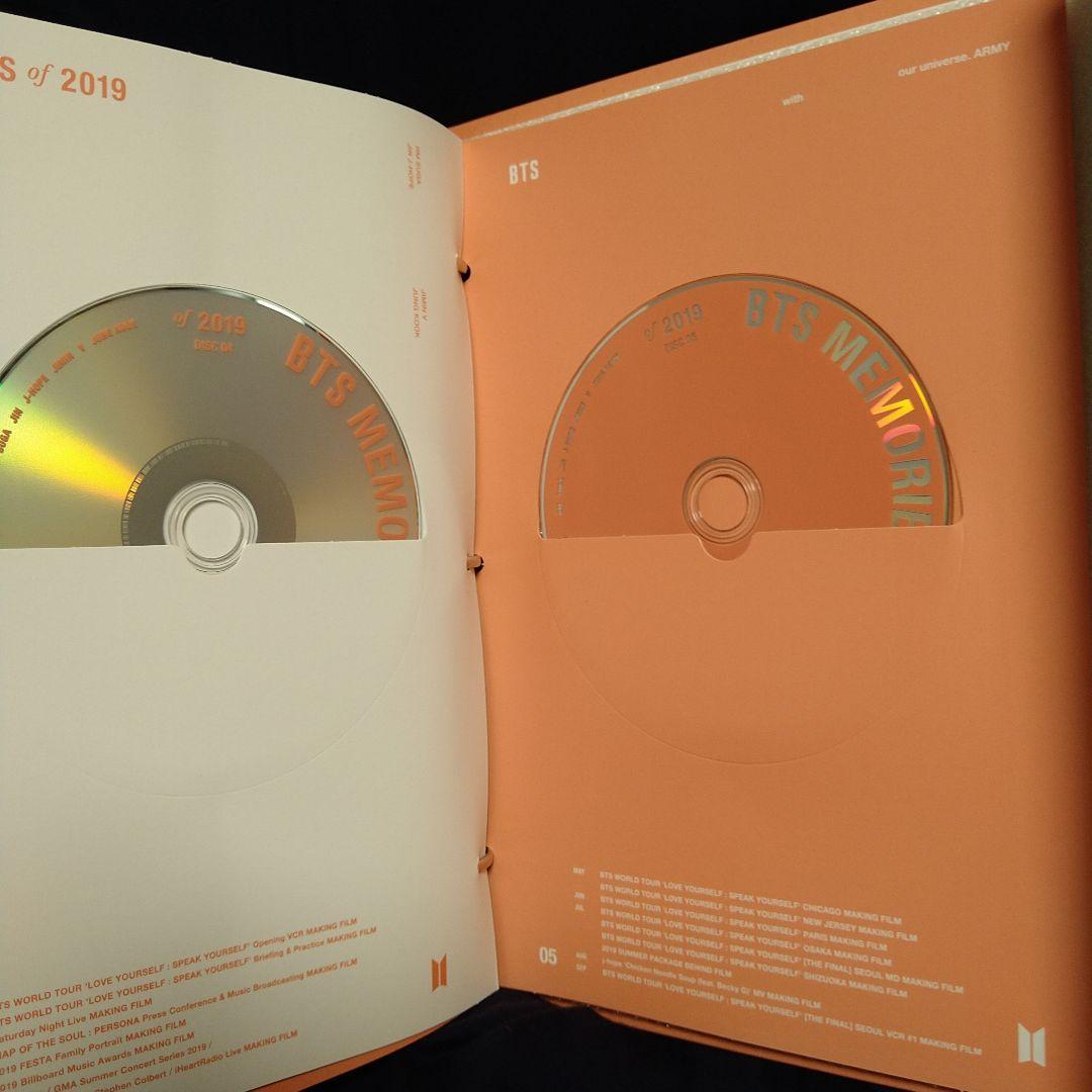 BTS MEMORIES OF 2019 DVD ユニバ 日本語字幕付き